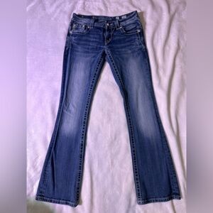 Miss Me Flare Jeans in Deep Blue